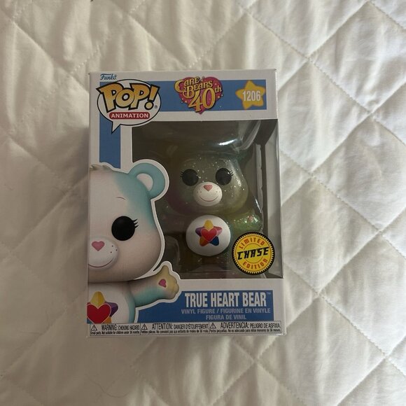 Funko Other - FunkoPop True Heart Bear 1206 Chase Limited Edition Care Bears 40th